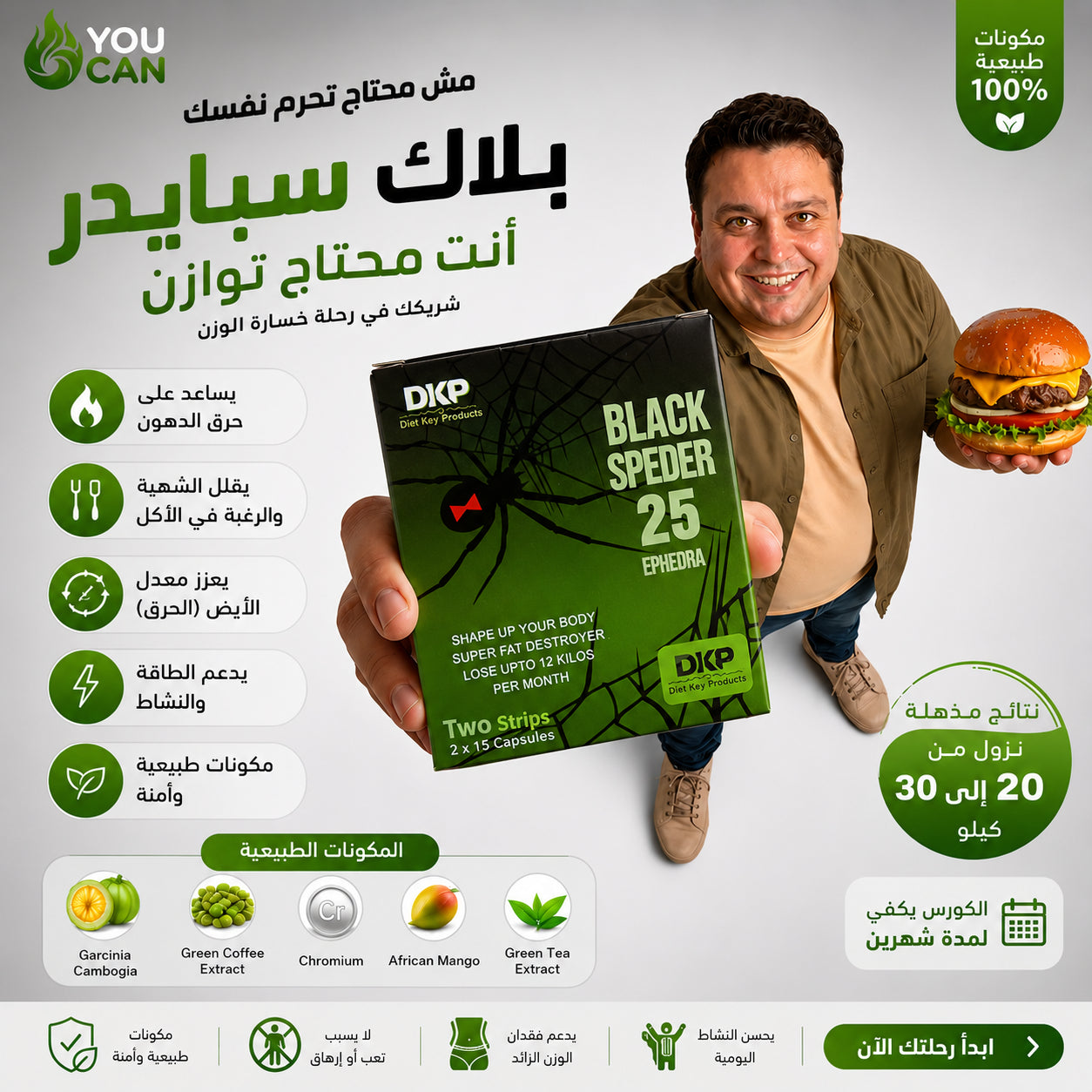 المكونات الطبيعية